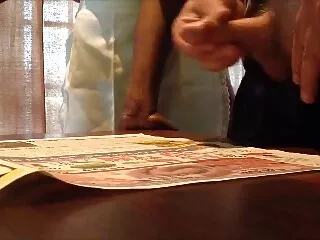 Hermoso baile sexual con una chica madre e hijo en hotel subtitulado